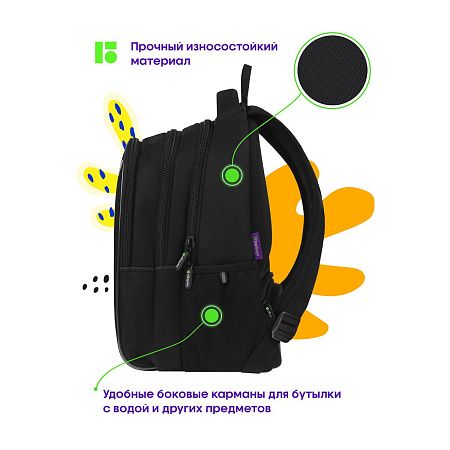 Рюкзак Berlingo inStyle "Now or never" 41*27*20см, 3 отделения, 2 кармана, эргономичная спинка 