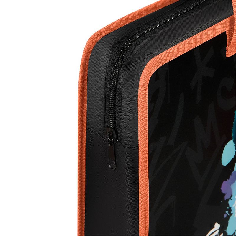 Папка с ручками А4 ArtSpace "The Colored Panda", пластик, на молнии, 70мм 