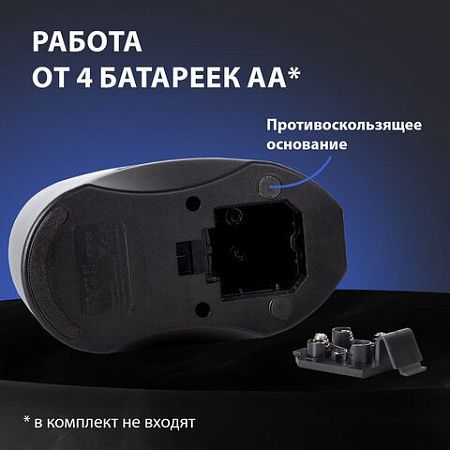 Точилка электрическая BRAUBERG "JET", питание от 4 батареек АА, спиралевидное лезвие, 228426 