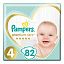 Подгузники 82 шт. PAMPERS (Памперс) Premium Care, размер 4 (9-14 кг), 1210801