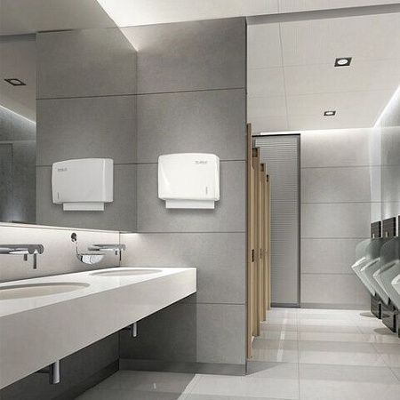 Диспенсер для полотенец LAIMA PROFESSIONAL ORIGINAL (Система H3), V-сложения, белый, ABS, 605761 
