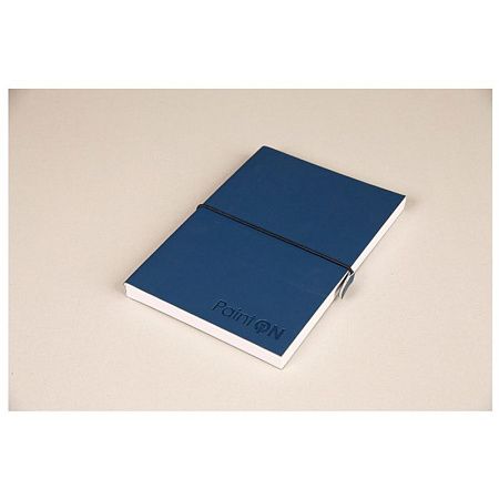 Скетчбук для смешанных техник 32л., А5 Clairefontaine "Paint ON", на сшивке, легкое зерно, резинка, кожзам, 250г/м2