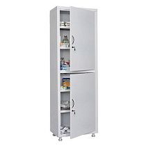 картинка Шкаф медицинский 1-створчатый HILFE "МД 1 1760/SS" 1850х600х400 мм, белый, S26199204009 магазин являющийся официальным дистрибьютором в России картинка Шкаф медицинский 1-створчатый HILFE "МД 1 1760/SS" 1850х600х400 мм, белый, S26199204009 от магазина