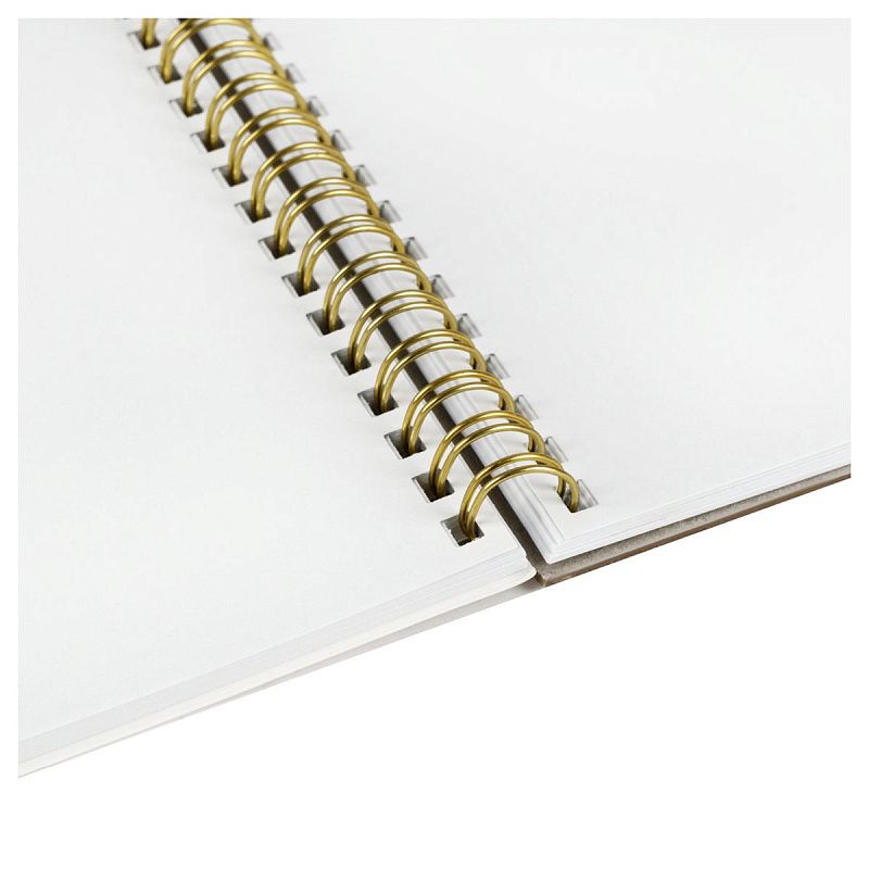 Скетчбук для графики и эскизов 40л., 190*190 Greenwich Line "Crystal. Golden Stone", на гребне, 160г/м2