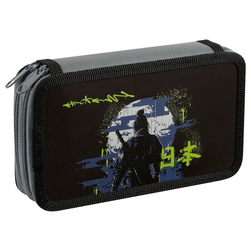 Пенал 2 отделения, 190*110 ArtSpace "Samurai", ламинированный картон