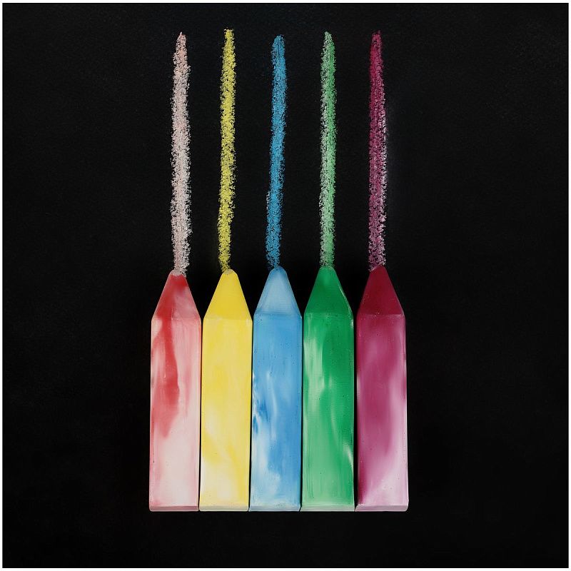 Мелки градиентные для асфальта Мульти-Пульти, 5шт., 5цв., картонная коробка, европодвес 