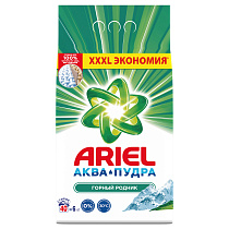 Порошок для машинной стирки Ariel "Горный родник", 6кг 