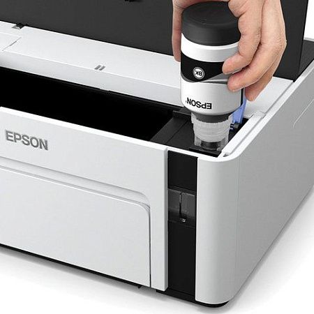 Принтер струйный монохромный EPSON M1120 А4, 32 стр./мин, 1440x720, Wi-Fi, СНПЧ, C11CG96405 