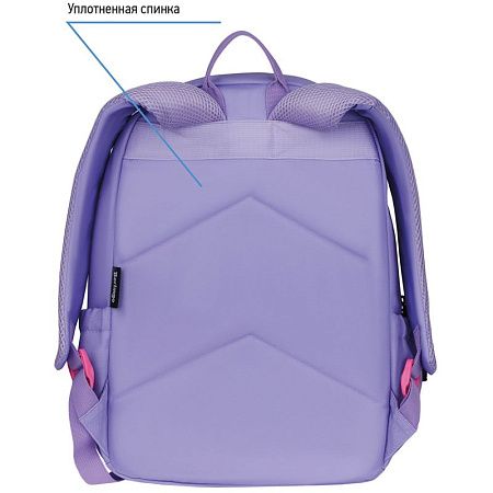Рюкзак Berlingo Light "Squares" 39,5*28*16см, 2 отделения, 3 кармана, уплотненная спинка 
