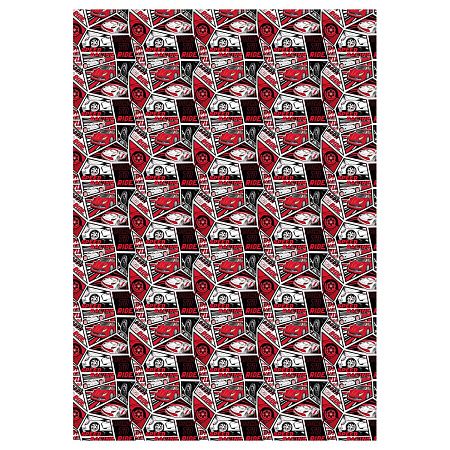 Упаковочная бумага глянц. 70*100см, MESHU "Cool boys", 80 г/м2, ассорти, 3 дизайна