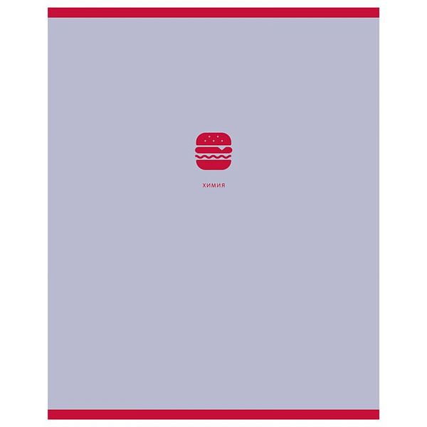 Тетрадь предметная 48л. BG "Monocolor. Element" - Химия, ламинация soft-touch, выб. лак, 70г/м2