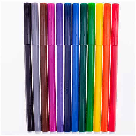 Фломастеры Centropen "Пингвины", 12цв., смываемые, картон, европодвес