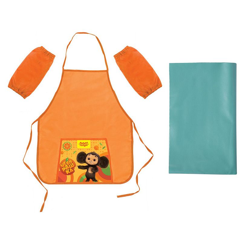 Набор для труда Мульти-Пульти "Чебурашка", фартук, нарукавники, клеенка