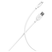 Кабель Smartbuy S01, USB - Lightning, для Apple, 2,4A output, 1м, белый