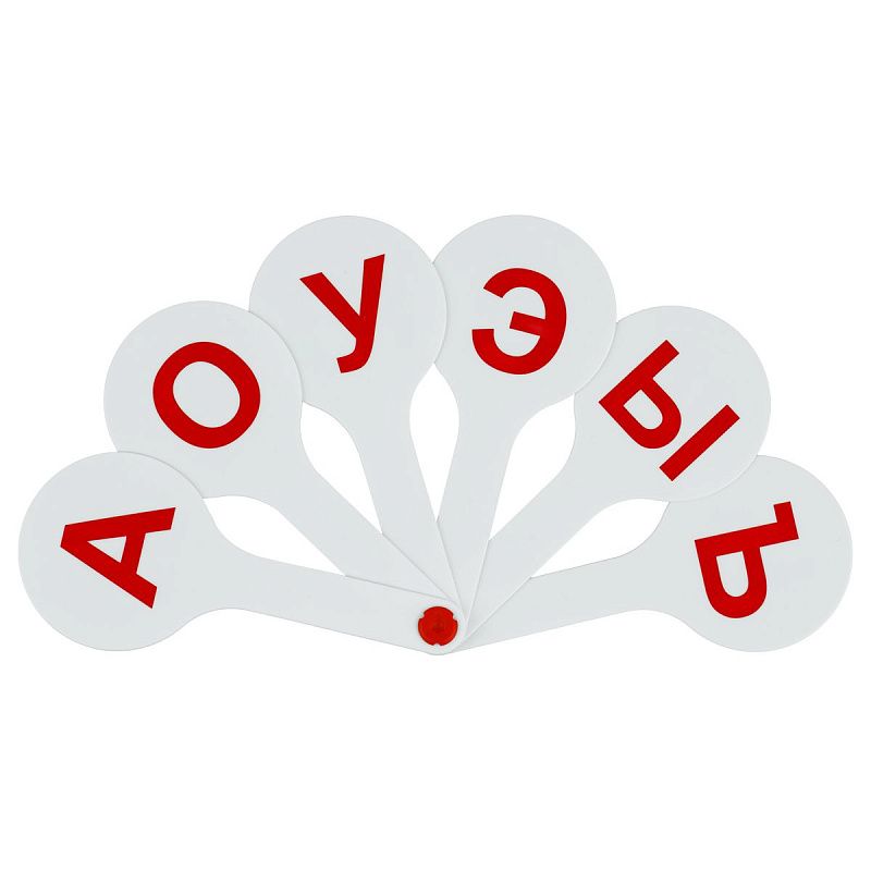 Набор веер-касс гласные + согласные буквы, СТАММ 