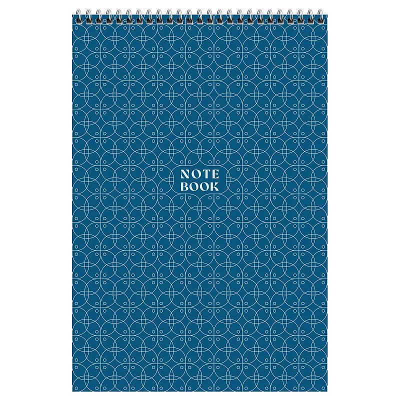 Блокнот А4 80л. на гребне BG "Моно. Узоры", твердая подложка