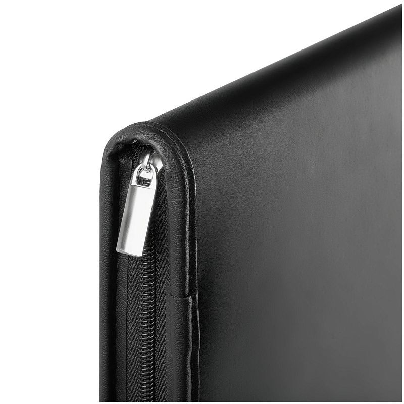 Папка деловая OfficeSpace "Leo" имп. кожзам, на молнии 