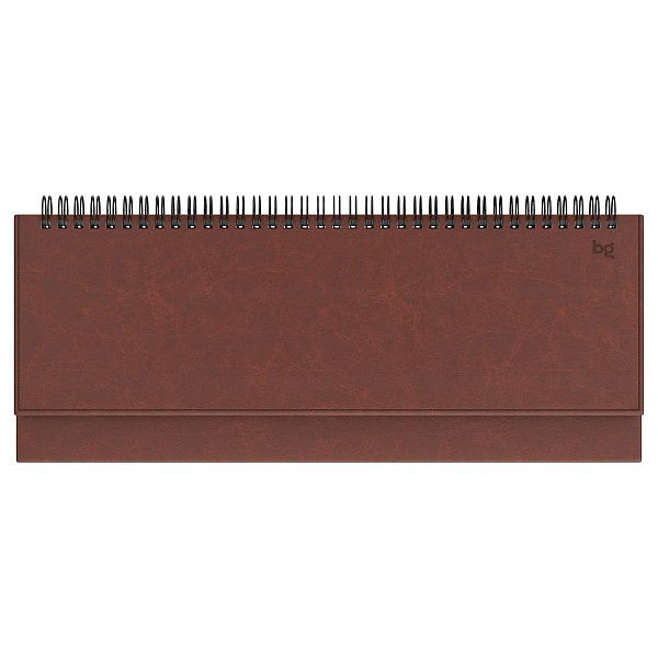 Планинг недатированный, 56л., 330*130мм, кожзам, BG "Nebraska. Brown", коричневый