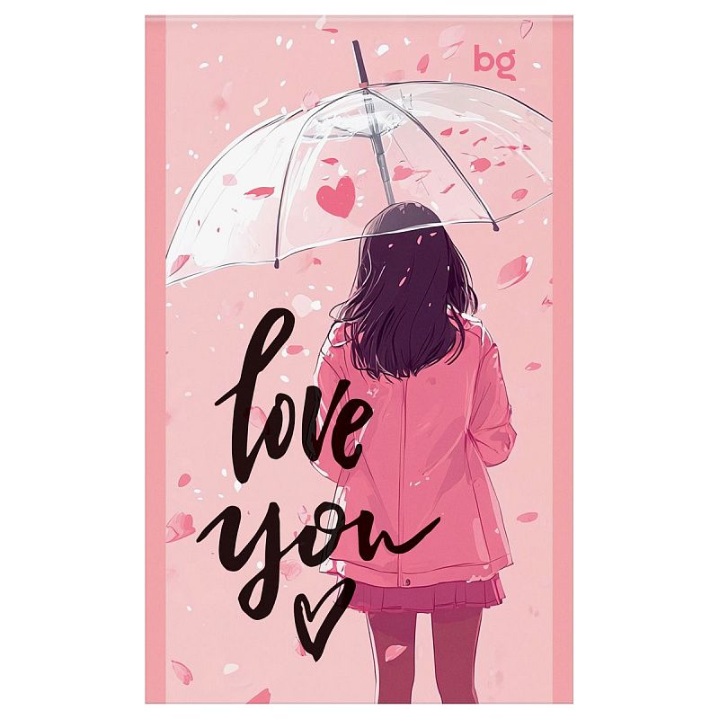 Блокнот А6 32л., на скрепке BG "Девчачьи радости"