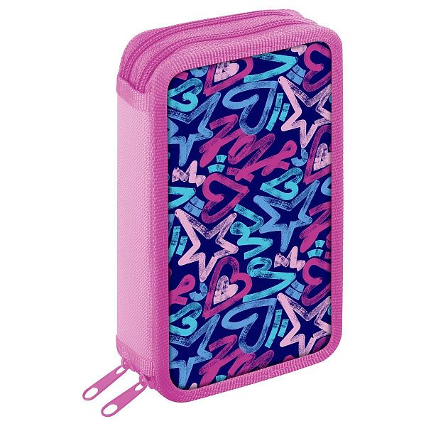 Пенал 2 отделения, 190*110 ArtSpace "Love", ламинированный картон