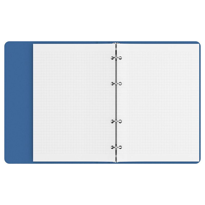 Тетрадь на кольцах А5, 120л., BG "Цветочки", картон, матовая ламинация, тиснение фольгой