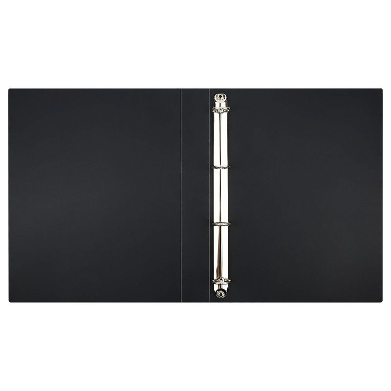 Папка на 4 кольцах OfficeSpace "Вита" А4, 40мм, 500мкм, пластик, черная 