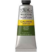Краска акриловая художественная Winsor&Newton "Galeria", 60мл, туба, зеленый оливковый