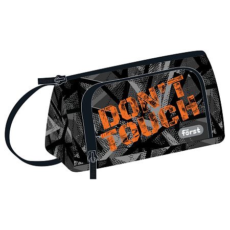 Пенал мягкий 1 отделение, 1 карман, 215*100*85 Först "Don't touch", текстиль