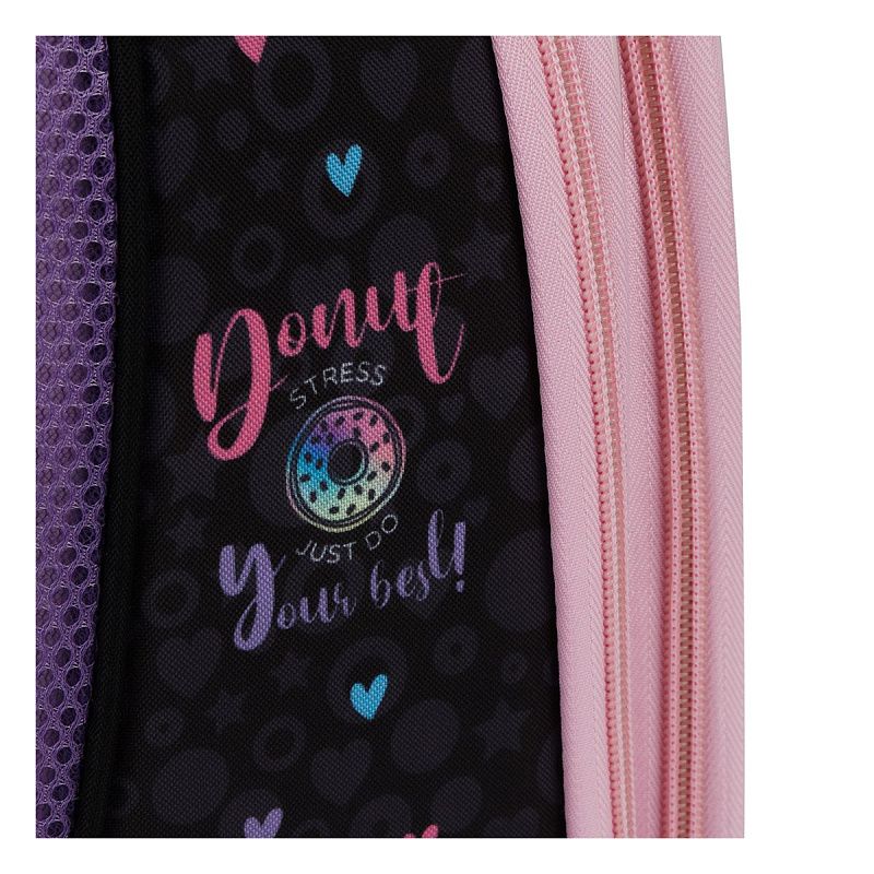 Ранец ArtSpace School Friend UFO "Guess Who Wins?" 39*30*18см, люминесцентная печать, 2 отделения, 2 кармана, анатомическая спинка 