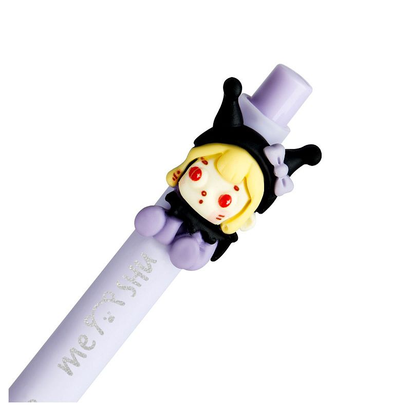 Ручка шариковая автоматическая MESHU "Dolls" синяя, 0,7мм, корпус ассорти 