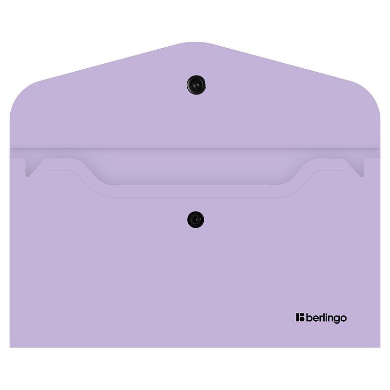 Папка-конверт на кнопке Berlingo "Instinct" С6, 200мкм, лаванда 