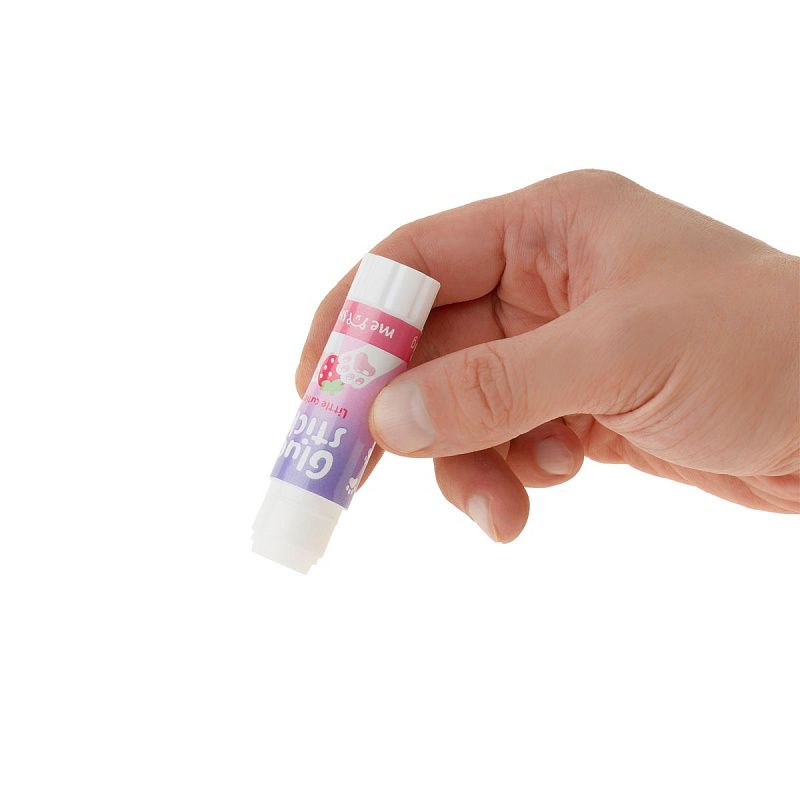 Клей-карандаш MESHU с топпером "Cuties", 8г, дисплей бокс, ПВП, ассорти