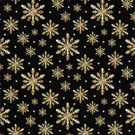Бумага упаковочная новогодняя "Black.Gold.White", 70х100 см, 10 дизайнов ассорти, ЗОЛОТАЯ СКАЗКА, 592052