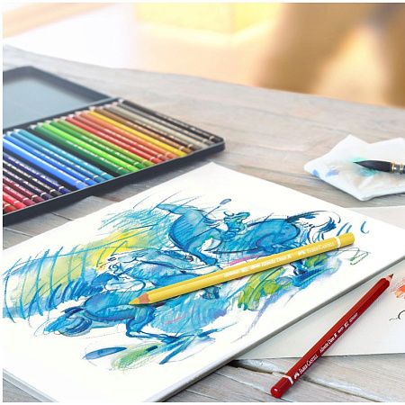 Карандаши акварельные художественные Faber-Castell "Albrecht Dürer", 36цв., метал. коробка