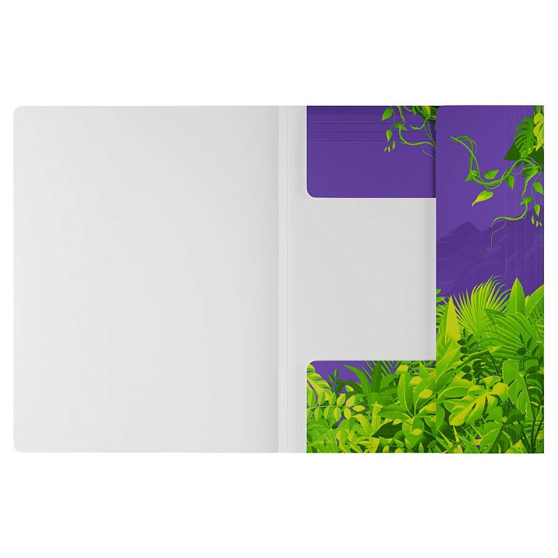 Папка на резинке Berlingo "Flower Art" А4, 600мкм, с рисунком 