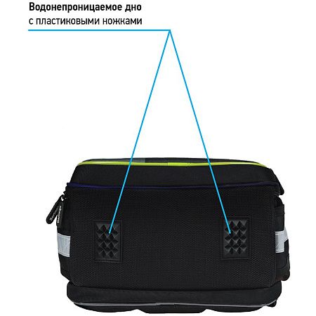Ранец Berlingo Expert Light облегченный "Green blocks" 38*28*15см, 3 отделения, 2 кармана, анатомическая спинка 