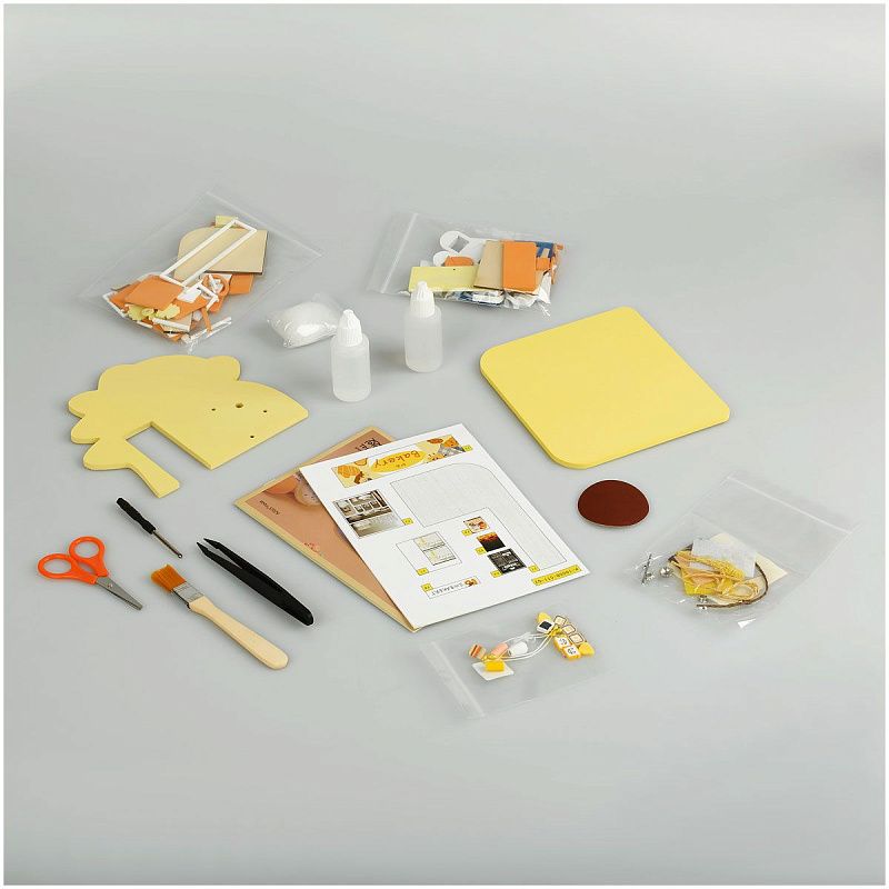 Сборная модель ТРИ СОВЫ, Румбокс "Кондитерская", 15*15*19см, картонная коробка