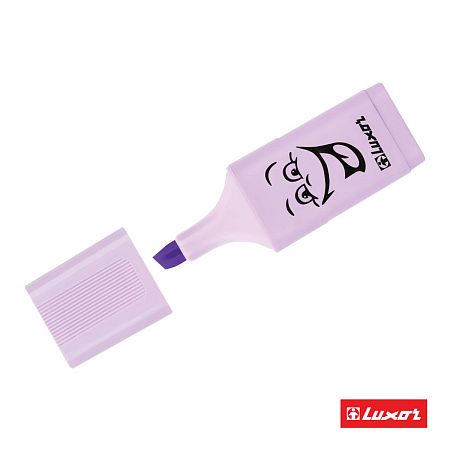 Текстовыделители Luxor "Eyeliter Pastel" пастельный фиолетовый, 1-4,5мм 