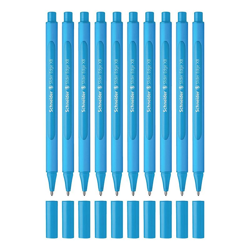 Ручка шариковая Schneider "Slider Edge XB" голубая, 1,4мм, трехгранная 