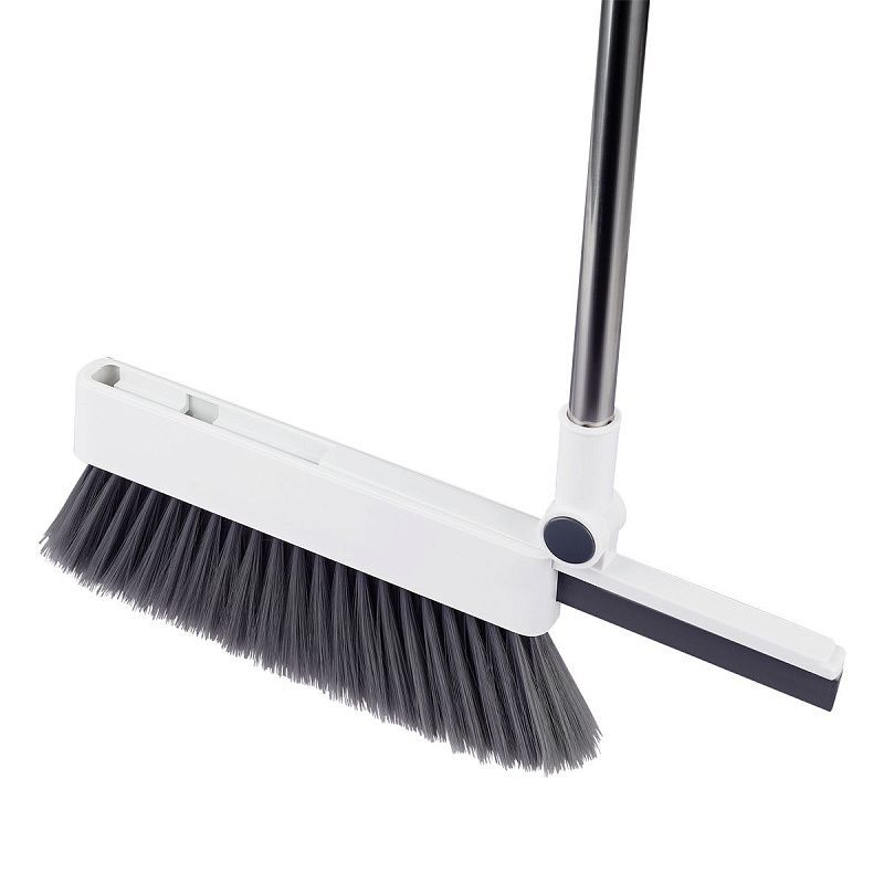 Набор для уборки 4 в 1, OfficeClean Professional (совок, мягкая щетка, жестая щетка, стяжка для воды)