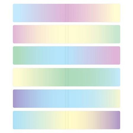 Закладки для книг МАГНИТНЫЕ, "GRADIENT", набор 12 шт., 60x20 мм, BRAUBERG, 113170 