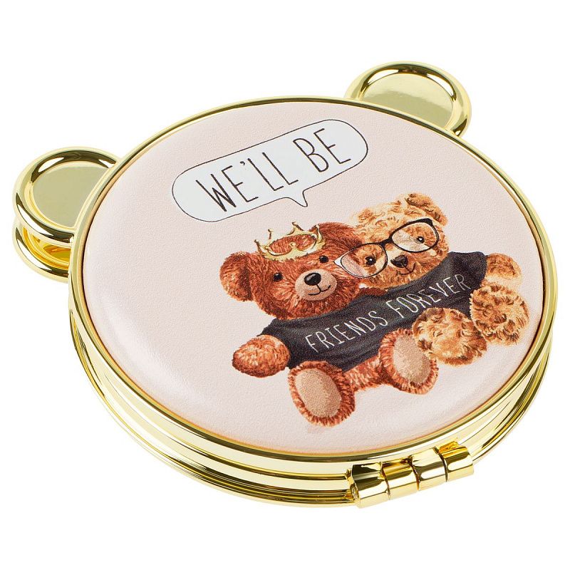 Зеркальце карманное складное MESHU "Bears"