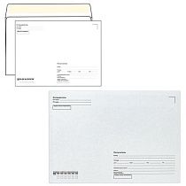 Конверты С4 (229х324 мм), отрывная лента, "Куда-Кому" 90 г/м2, КОМПЛЕКТ 250 шт., внутренняя запечатка, С4.02СКК.250