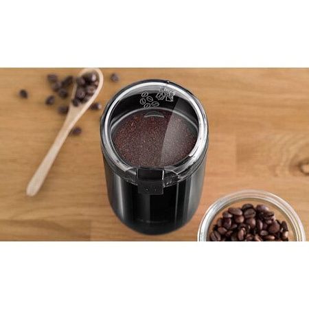 Кофемолка BOSCH MKM6003, мощность 180 Вт, вместимость 75 г, пластик, черная