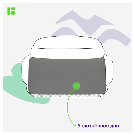 Рюкзак Berlingo U3 "Grey-pink" 41*29,5*13,5см, 2 отделения, 4 кармана, эргономичная спинка 