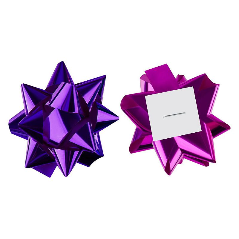 Набор бантов декоративных, MESHU, 50шт, 4,3см, звезда, ассорти