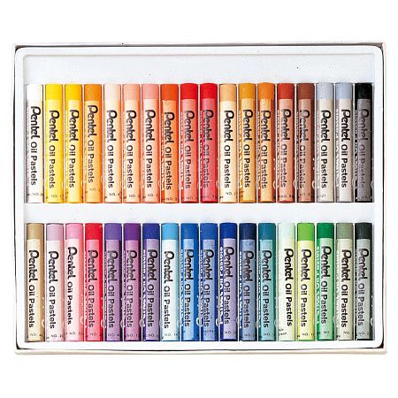 Пастель масляная Pentel, 36 цветов, картон. упаковка