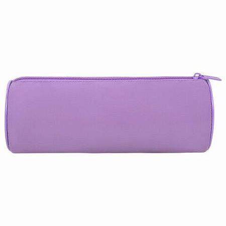 Пенал-тубус BRAUBERG, с эффектом Soft Touch, мягкий, Pastel purple, 272301 
