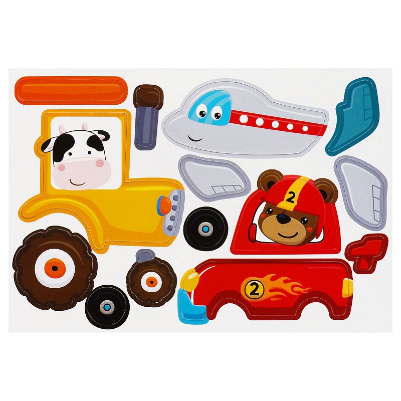 Игра развивающая на магнитах ТРИ СОВЫ "Веселый транспорт", 31 эл. 
