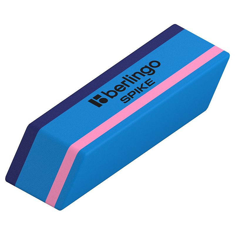Ластик Berlingo "Spike", скошенный, термопластичная резина, 50*18*9мм 